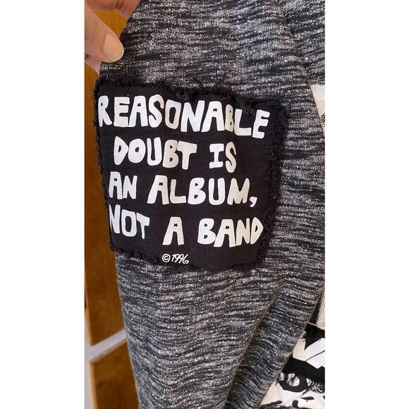 JAY Z REASONABLE DOUBT 20th Anniversary Tour Full Zip Hoodie Hip Hop Punk Sz L - Picture 6 of 10